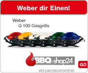 Weber Q 100 Gasgrills - bei BBQ-Shop24.de